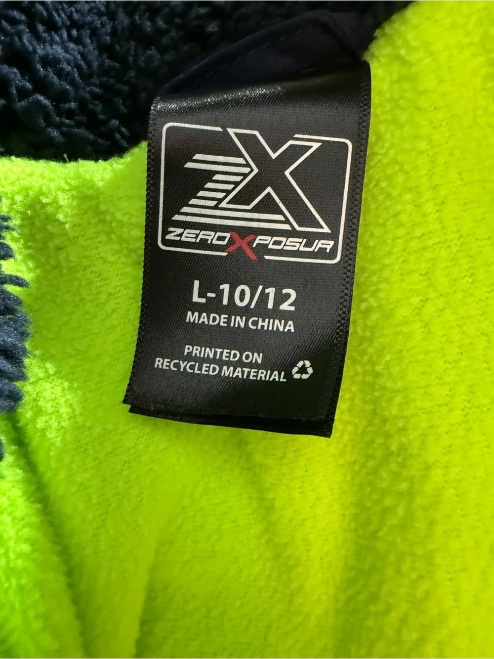 Zero Xposur boys winter jacket size L(10-12)